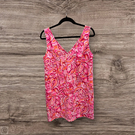 Dress Designer By Lilly Pulitzer In Blue & Pink, Size: M