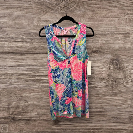 Dress Designer By Lilly Pulitzer In Blue & Pink, Size: S