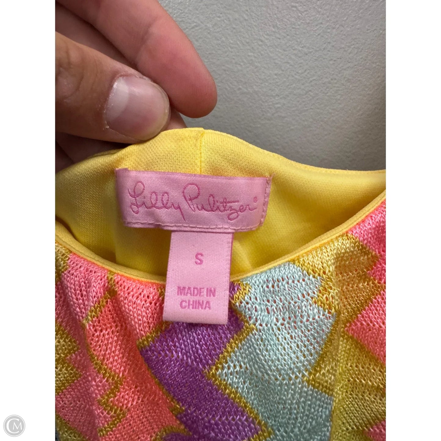 Dress Designer By Lilly Pulitzer In Pink & Purple, Size: S