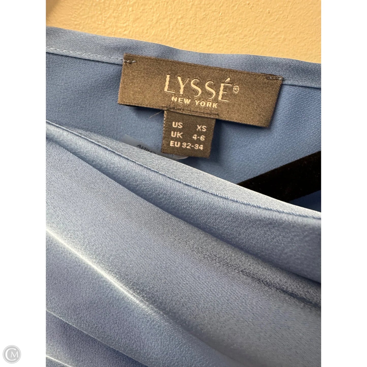 Blouse Sleeveless By Lysse In Blue, Size: Xs