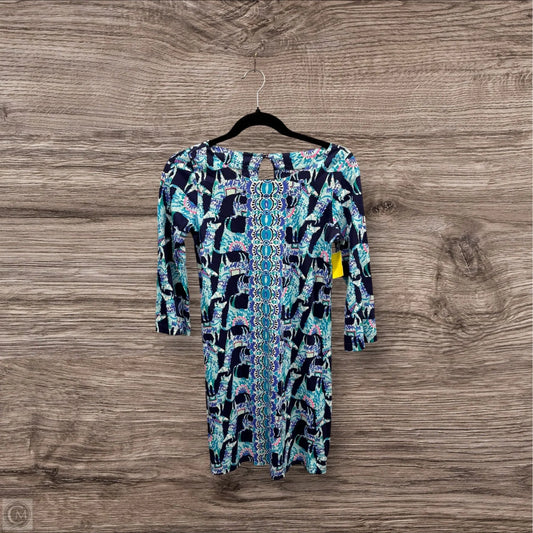 Dress Designer By Lilly Pulitzer In Blue & Pink, Size: Xs