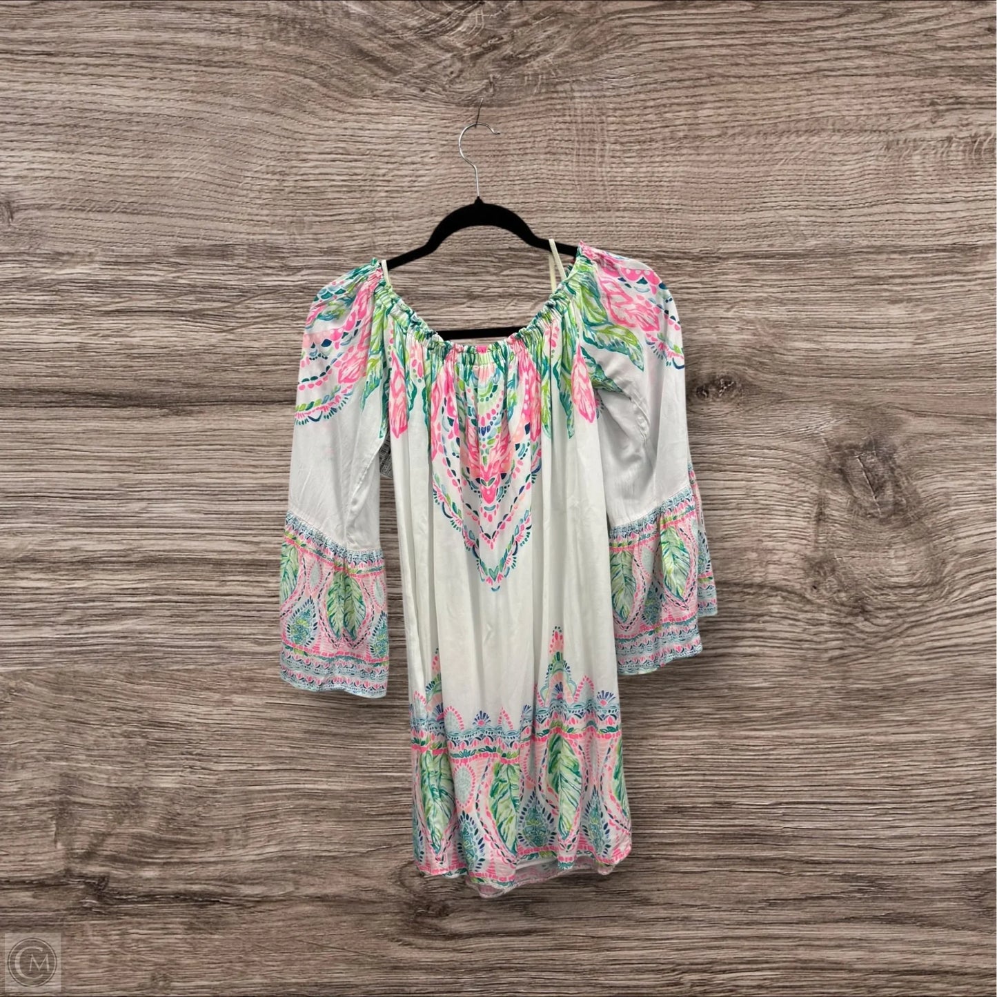 Dress Designer By Lilly Pulitzer In Pink & White, Size: Xs