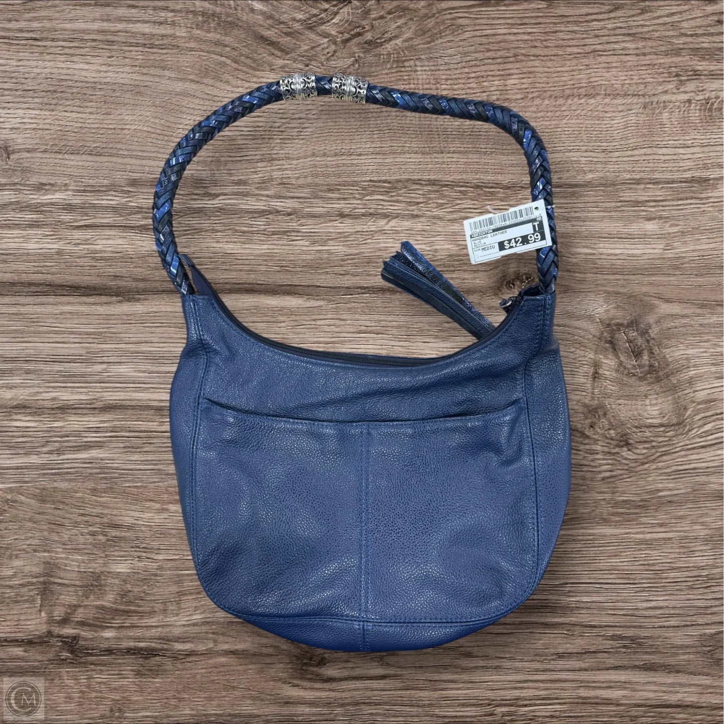 Handbag Leather By Brighton, Size: Medium