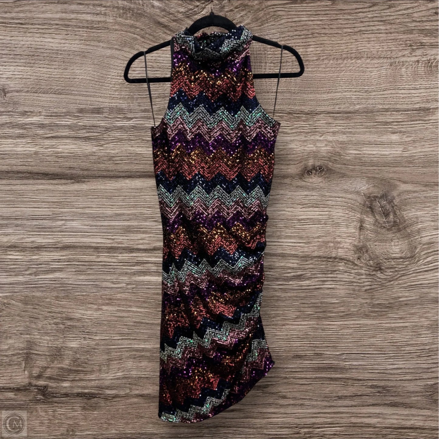 Dress Party Midi By Clothes Mentor In Multi-colored, Size: S