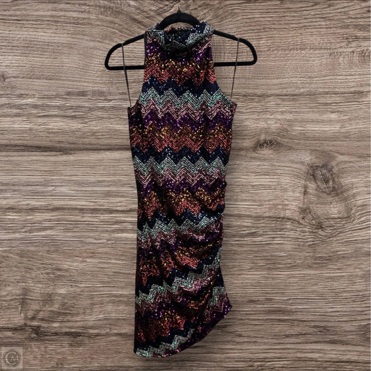 Dress Party Midi By Clothes Mentor In Multi-colored, Size: S