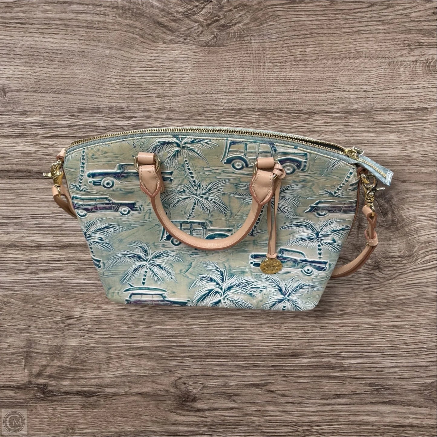 Handbag Designer By Brahmin, Size: Large