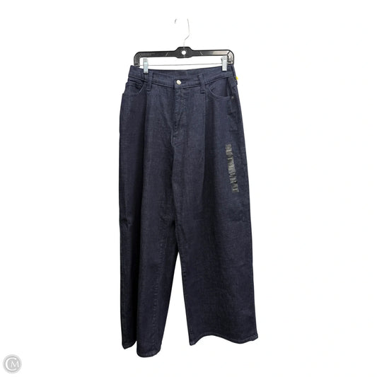 Jeans Wide Leg By Banana Republic In Blue Denim, Size: 10