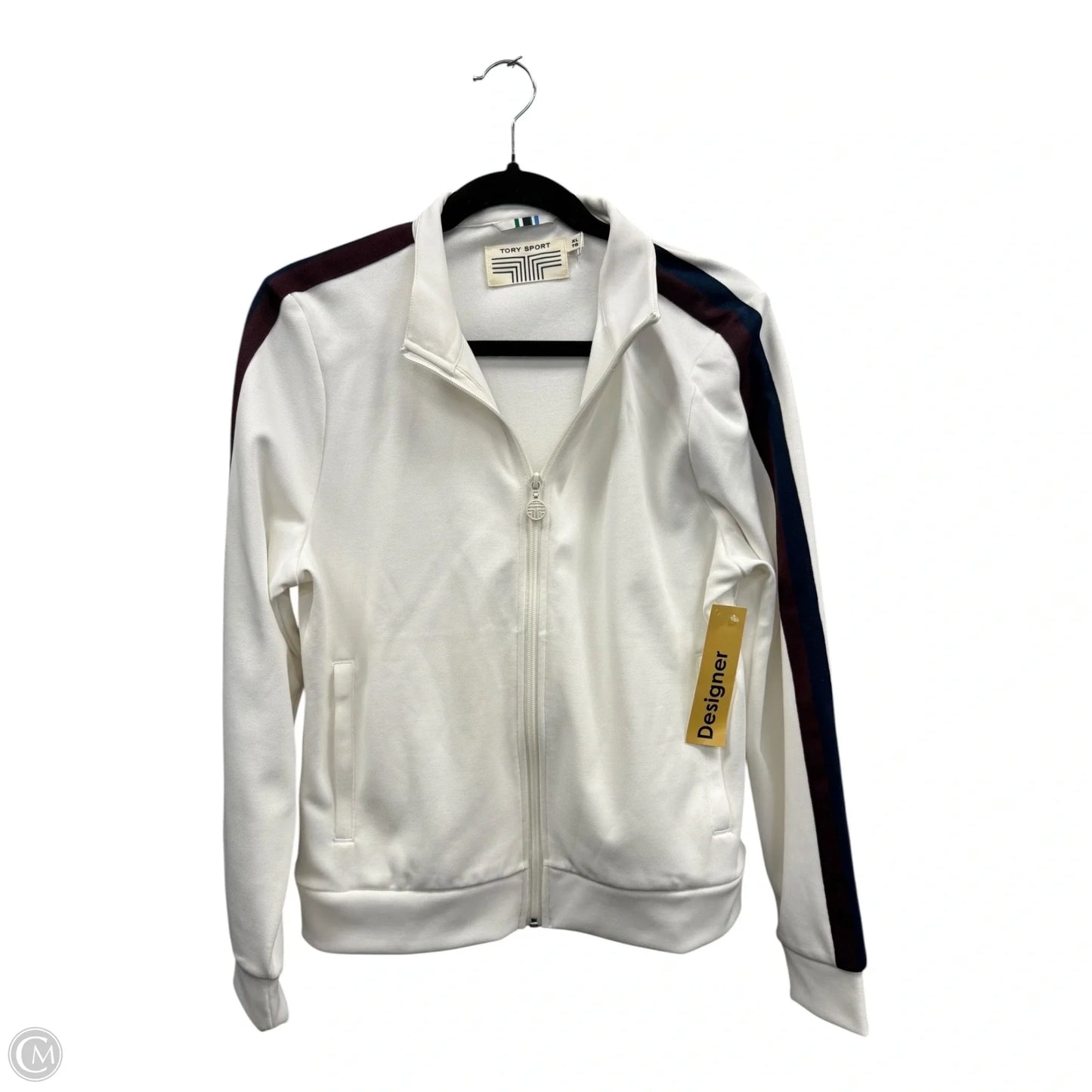 Athletic Jacket By Cma In White, Size: Xl