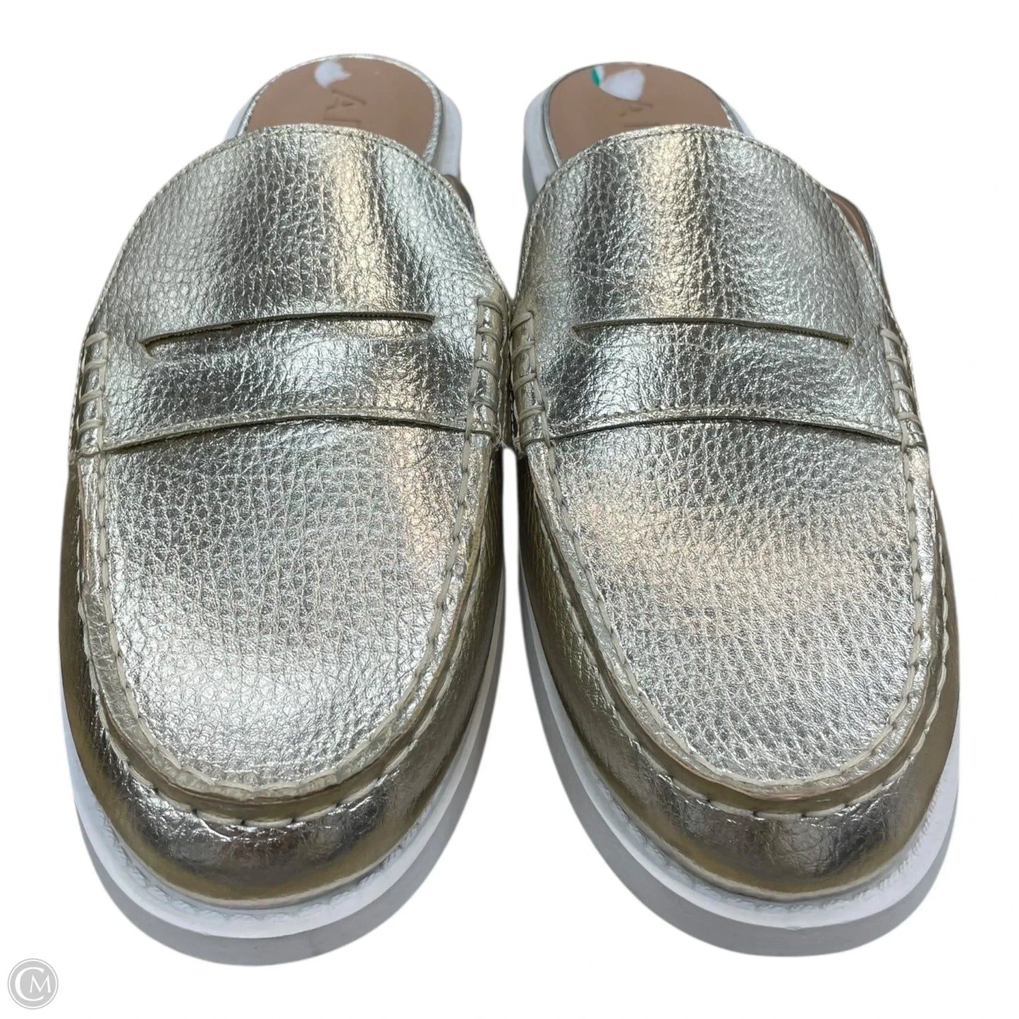 Shoes Flats By Aerosoles In Gold, Size: 8