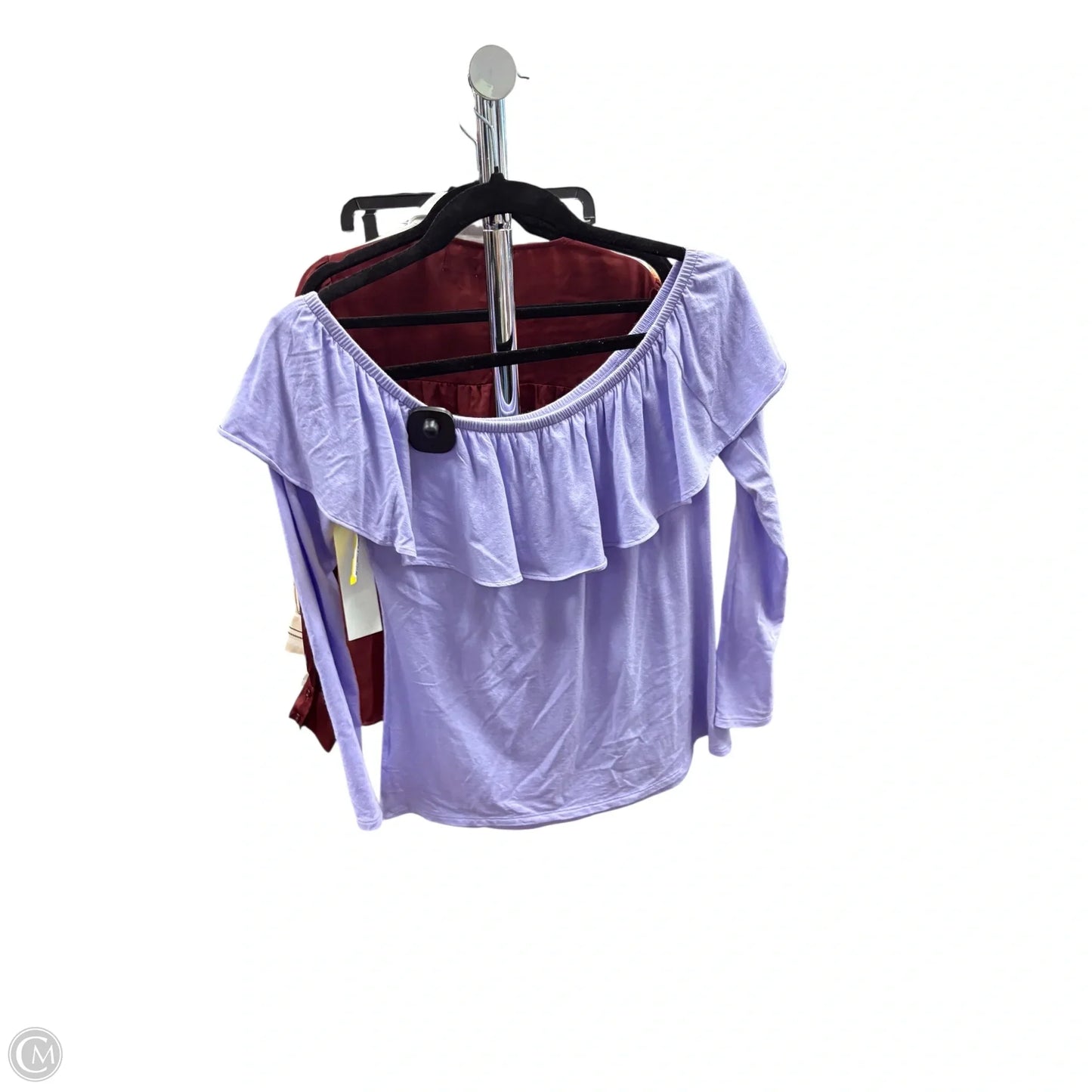 Top 3/4 Sleeve Designer By Lilly Pulitzer In Purple, Size: S