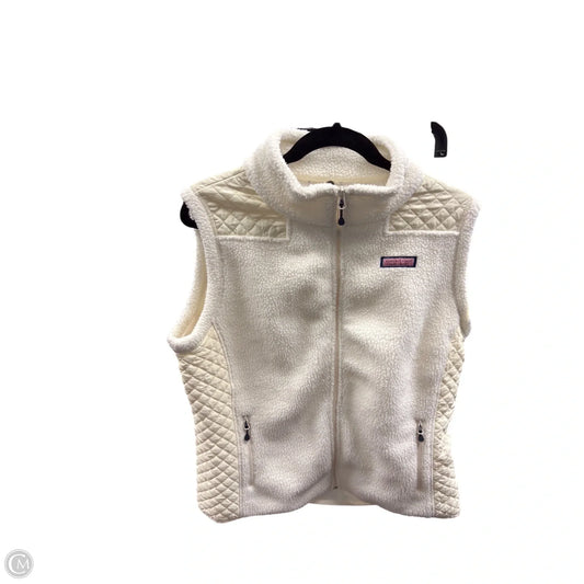 Vest Fleece By Vineyard Vines In Cream, Size: L