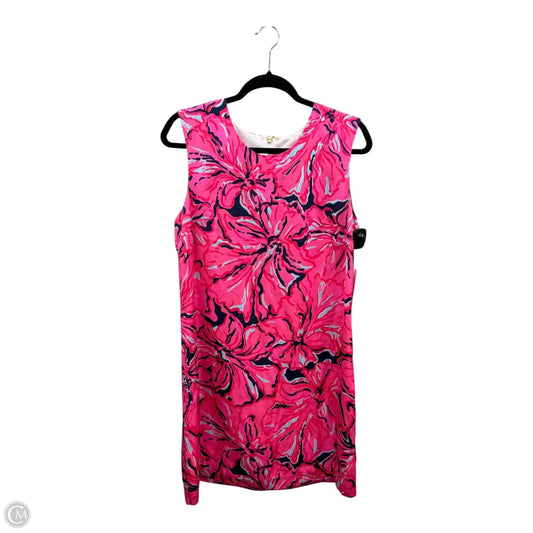 Dress Designer By Lilly Pulitzer In Blue & Pink, Size: M