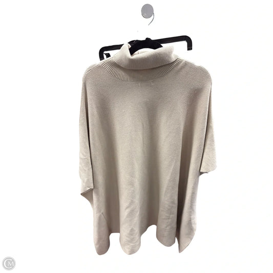 Poncho By Mer Sea In Cream, Size: Osfm