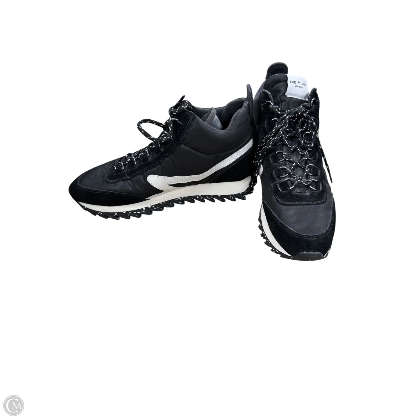 Shoes Sneakers Platform By Rag And Bone In Black & White, Size: 7.5
