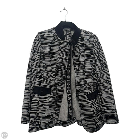 Jacket Other By Per Se In Black & Grey, Size: 12