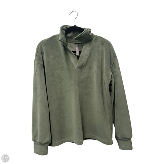 Sweatshirt Collar By Mondetta In Green, Size: M