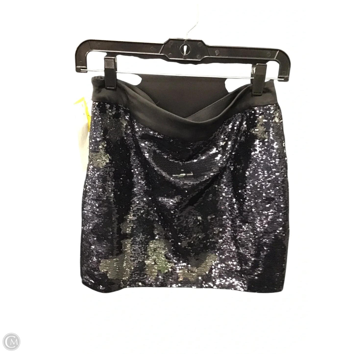 Skirt Mini & Short By Trina Turk In Black & Silver, Size: 2