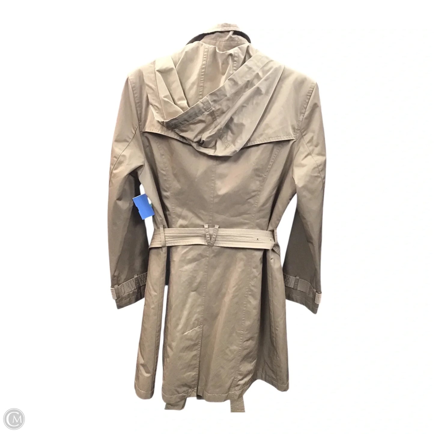 Coat Trench Coat By Cole-haan In Tan, Size: L