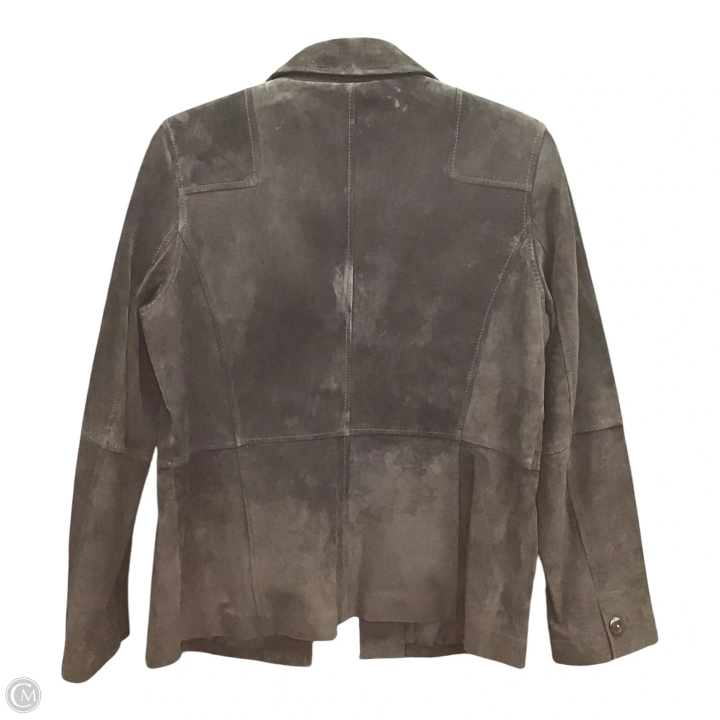 Jacket Leather By Liz Claiborne In Black, Size: 10