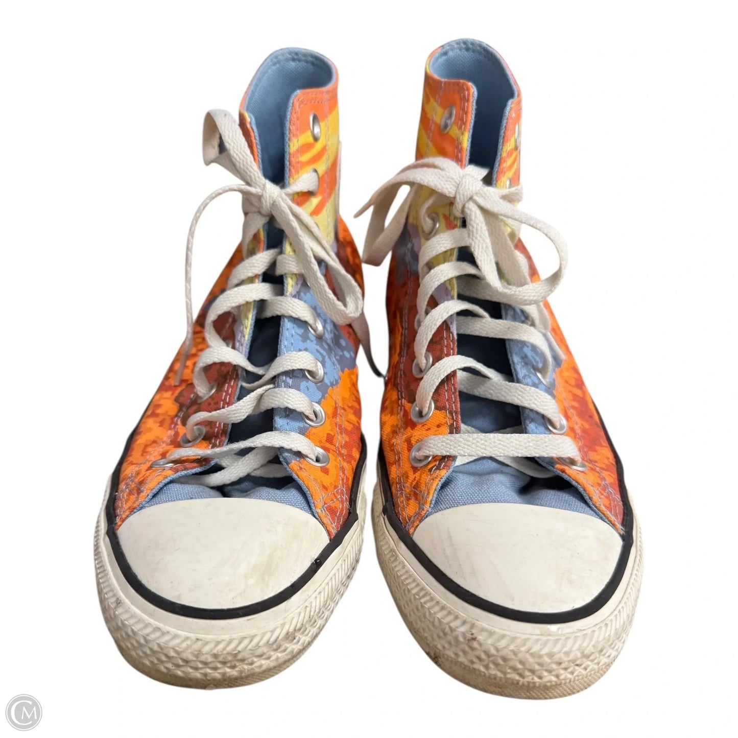 Shoes Sneakers By Converse In Blue & Orange, Size: 10.5
