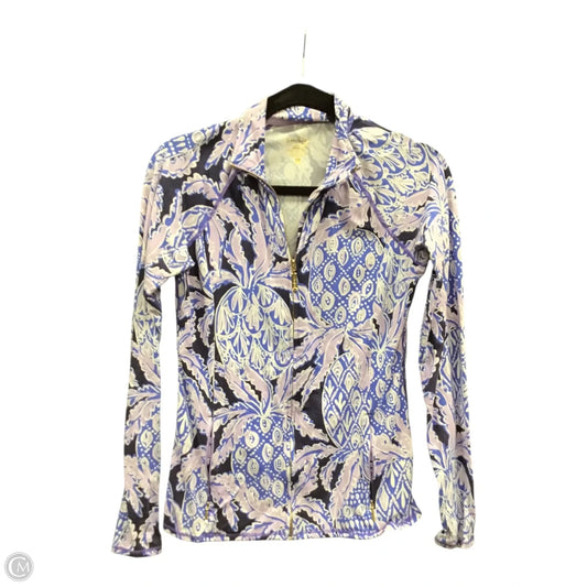 Jacket Designer By Lilly Pulitzer In Blue & Purple, Size: S