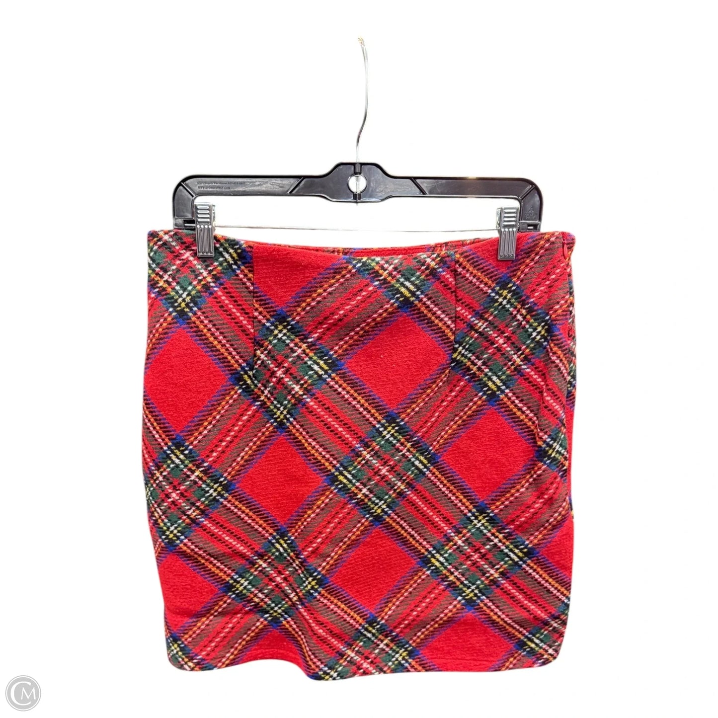 Skirt Mini & Short By Chicwish In Plaid Pattern, Size: L