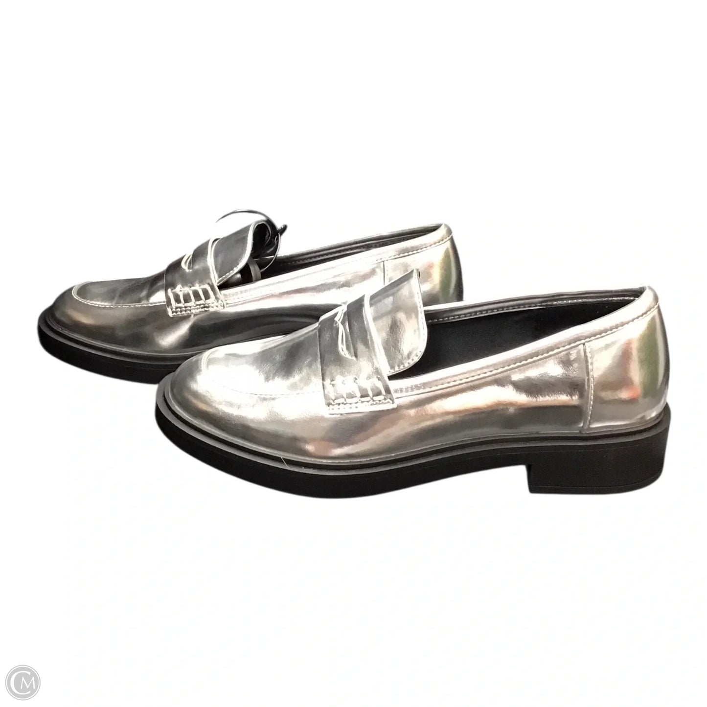 Shoes Flats By A New Day In Silver, Size: 6.5