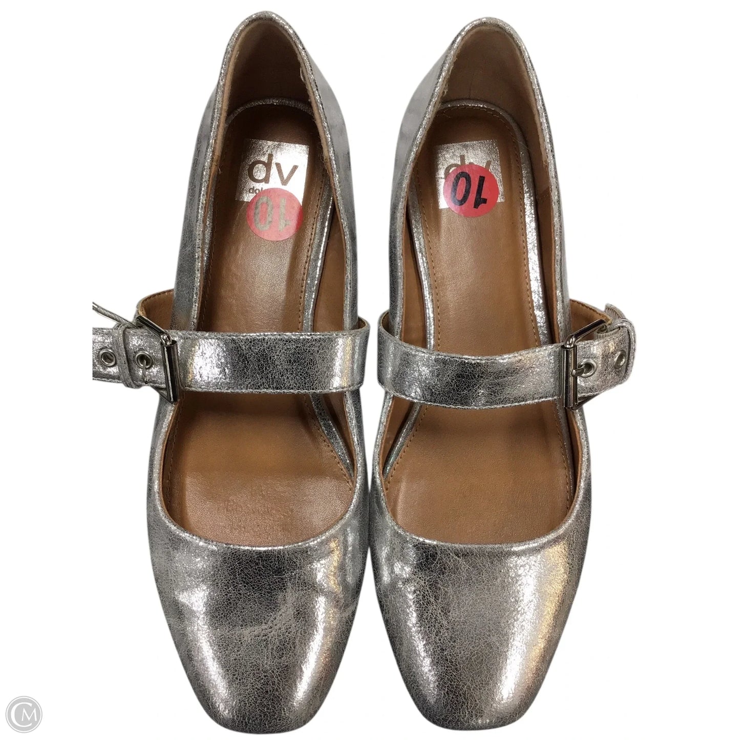 Shoes Flats By Dolce Vita In Silver, Size: 10