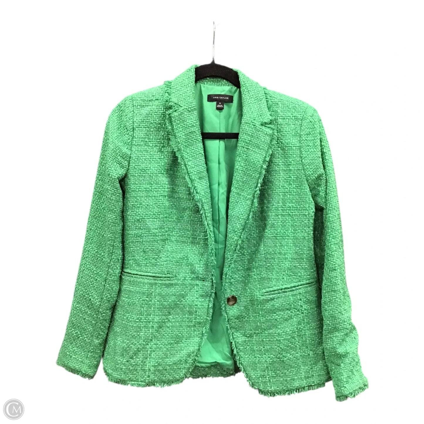 Blazer By Ann Taylor In Green, Size: 10