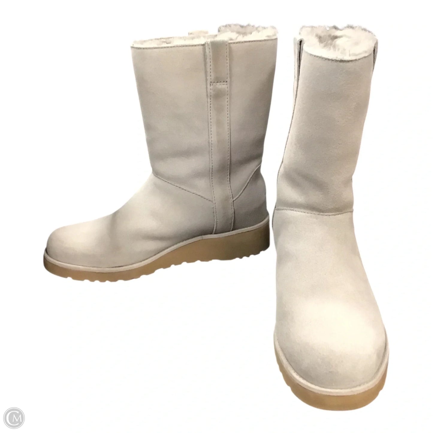 Boots Designer By Ugg In Grey, Size: 7