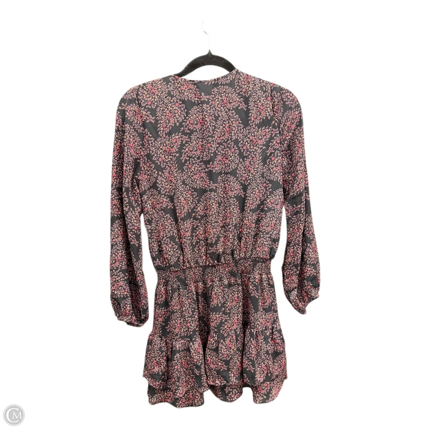 Dress Casual Short By Sadie & Sage In Black & Orange, Size: S