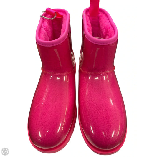 Boots Designer By Ugg In Pink, Size: 8