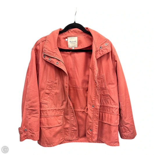 Jacket Utility By Madewell In Orange, Size: M