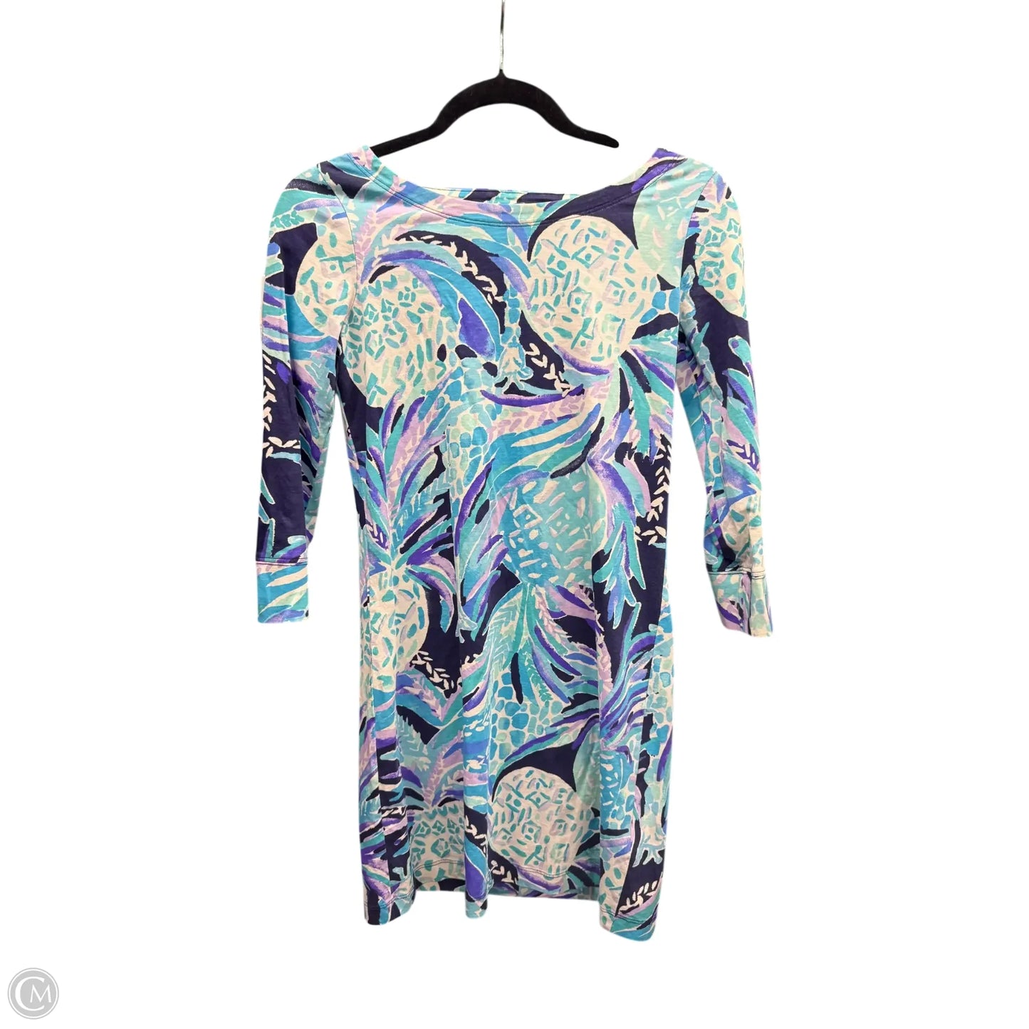 Dress Designer By Lilly Pulitzer In Blue & Purple, Size: Xs