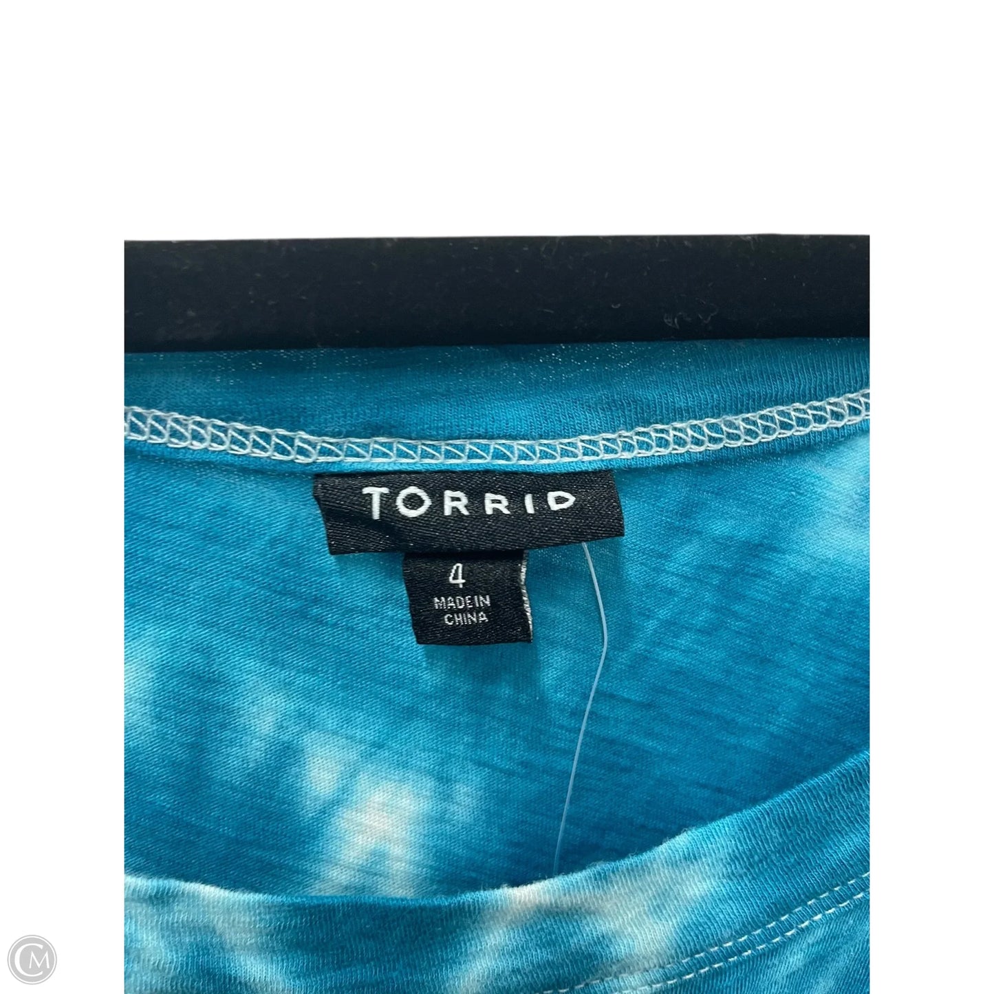 Tunic Long Sleeve By Torrid In Tie Dye Print, Size: 4x