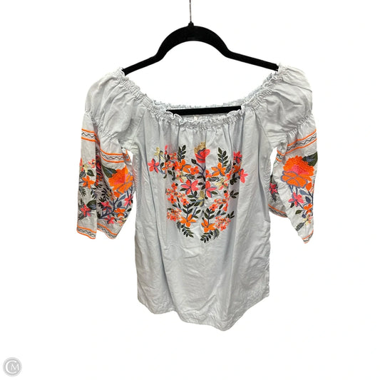 Dress Casual Short By Free People In Blue & Orange, Size: Xs