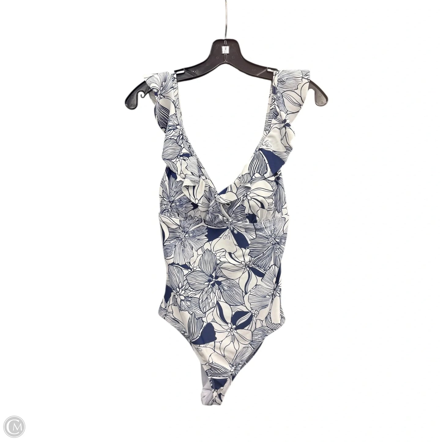 Swimsuit By Stella Parker In Blue & White, Size: M