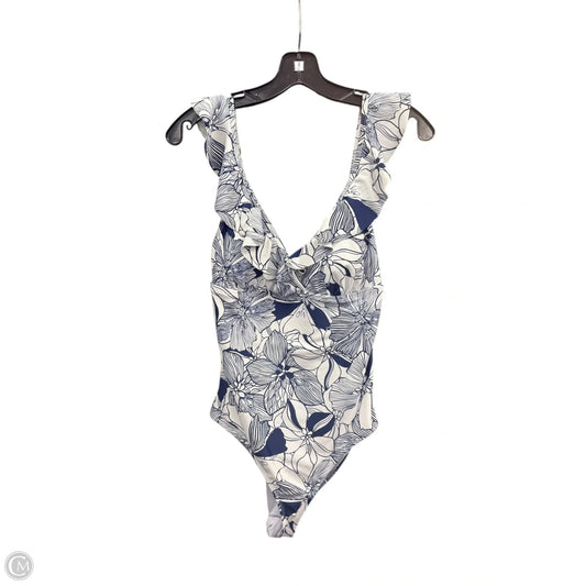 Swimsuit By Stella Parker In Blue & White, Size: M