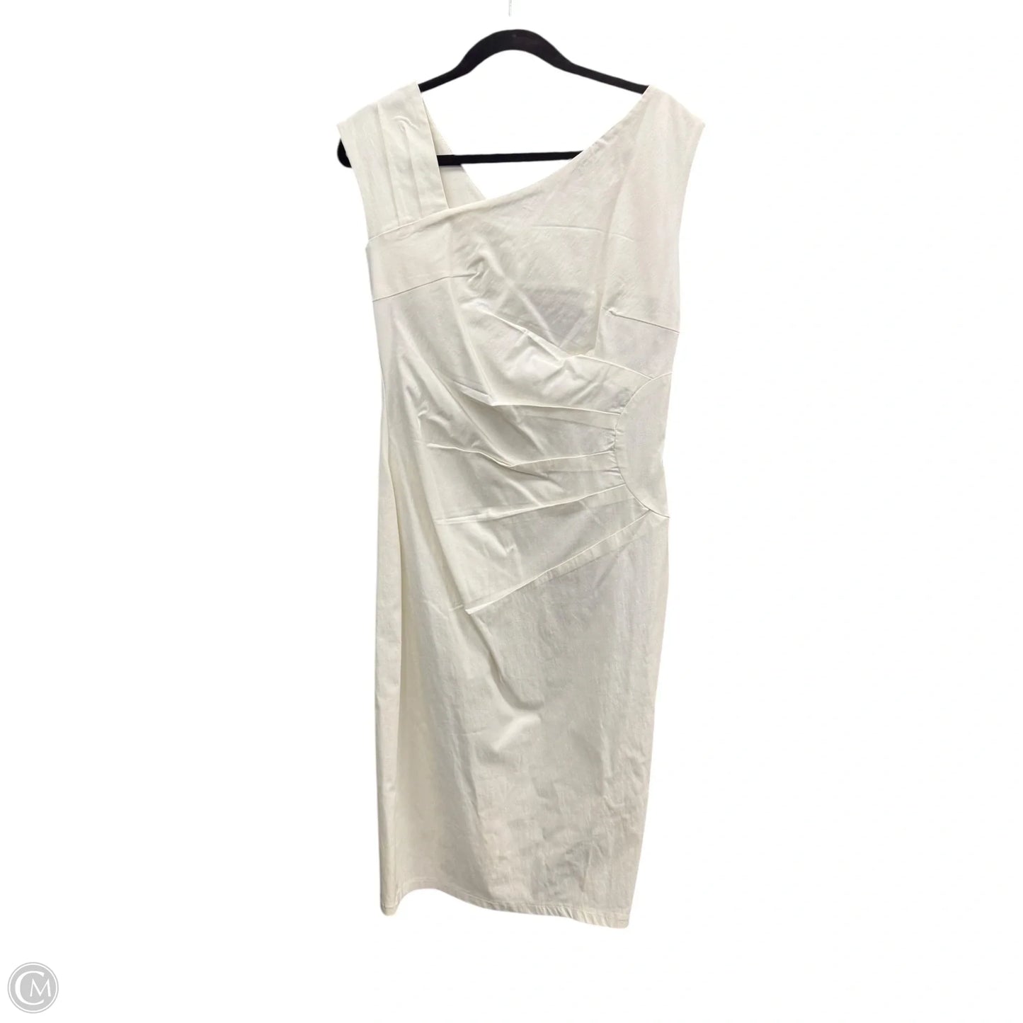 Dress Casual Midi By Cme In Ivory, Size: 2x