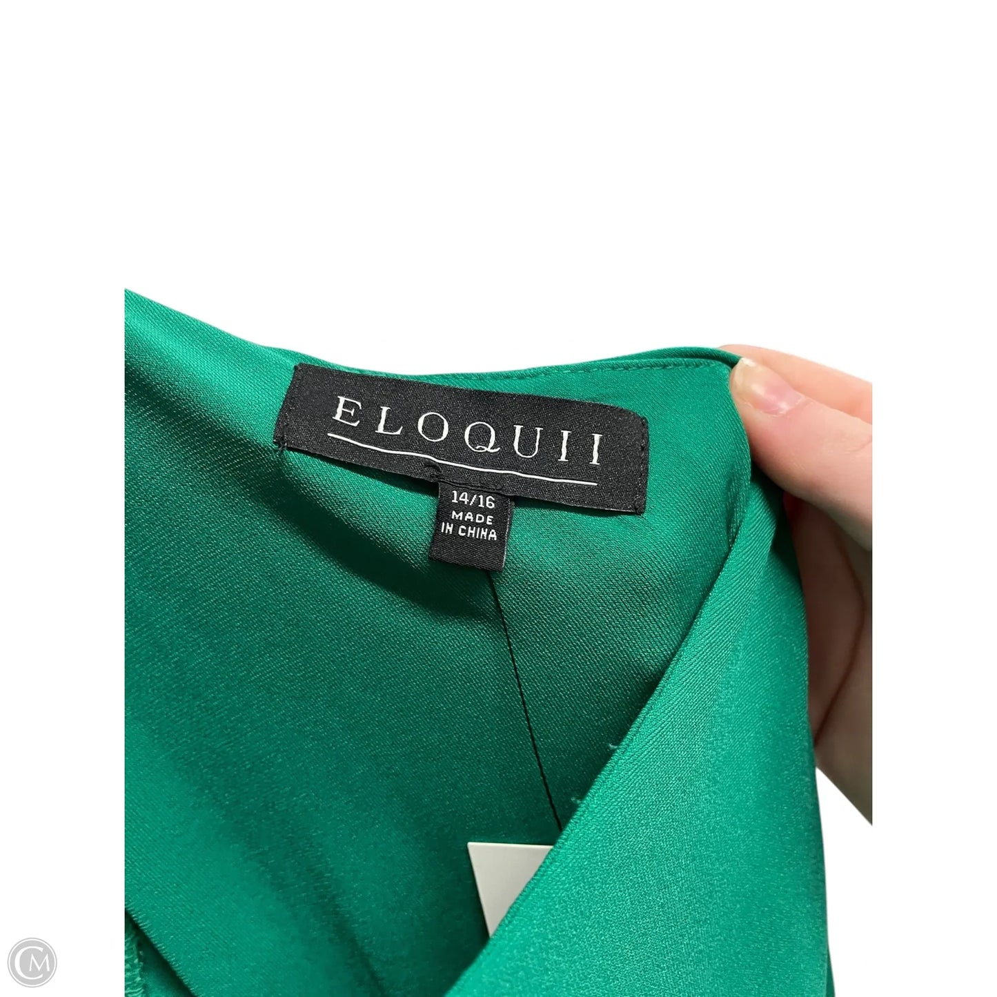 Dress Casual Maxi By Eloquii In Green, Size: Xl