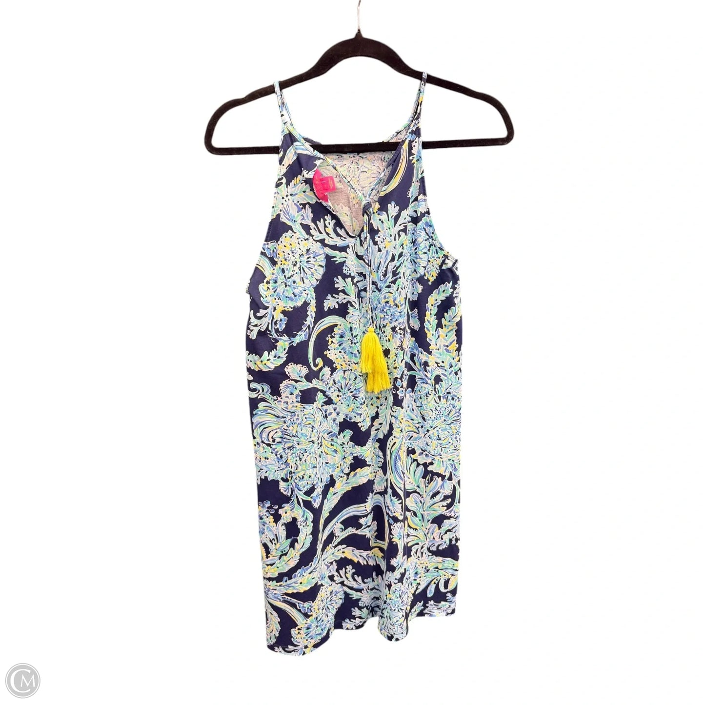 Dress Designer By Lilly Pulitzer In Blue & Yellow, Size: S
