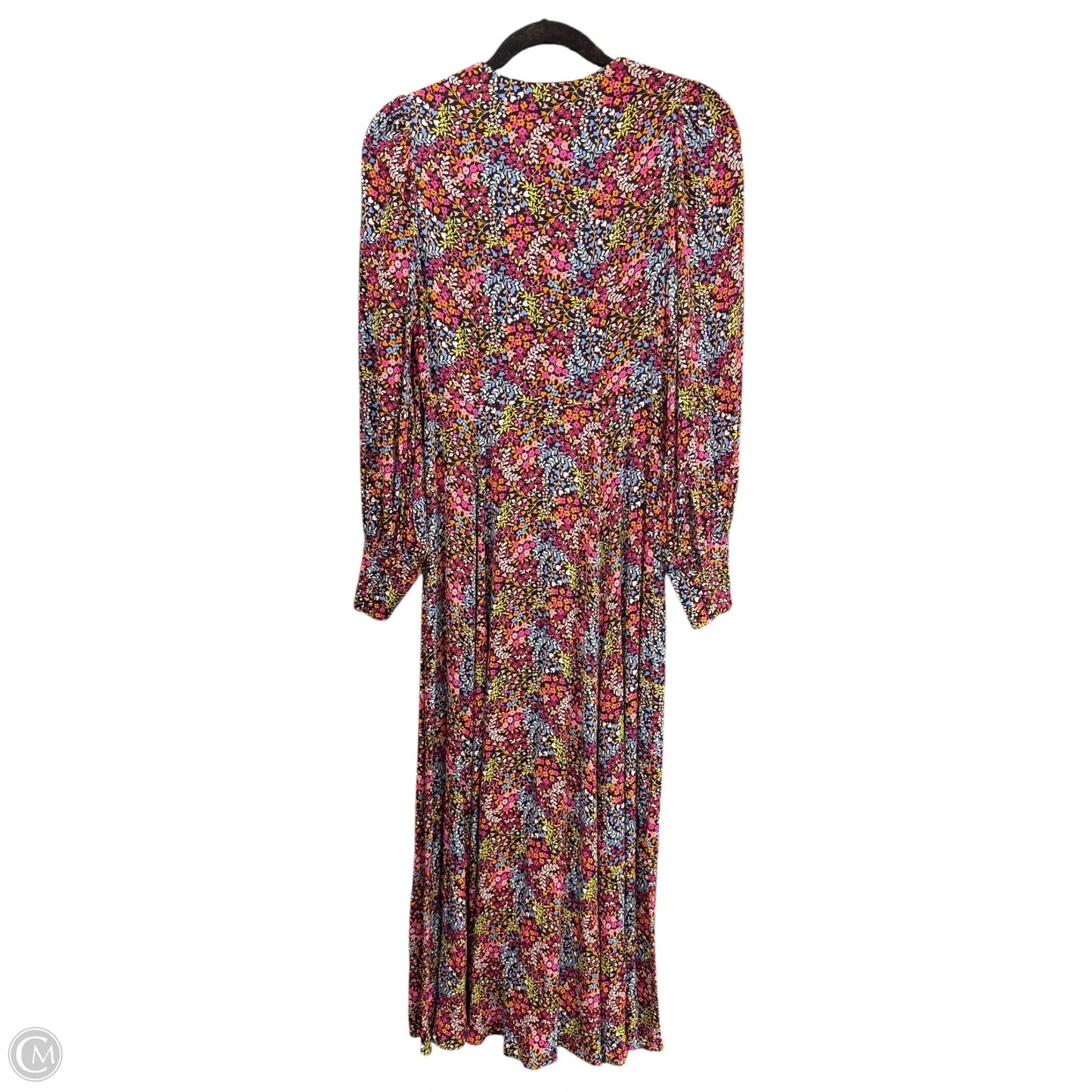 Dress Casual Maxi By Boden In Black & Pink, Size: 4