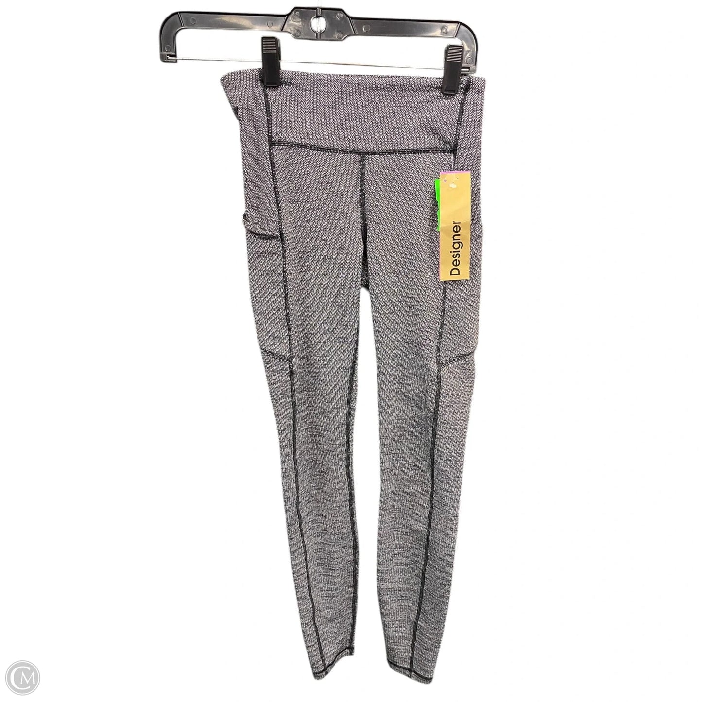 Athletic Leggings By Lululemon In Black & White, Size: 4