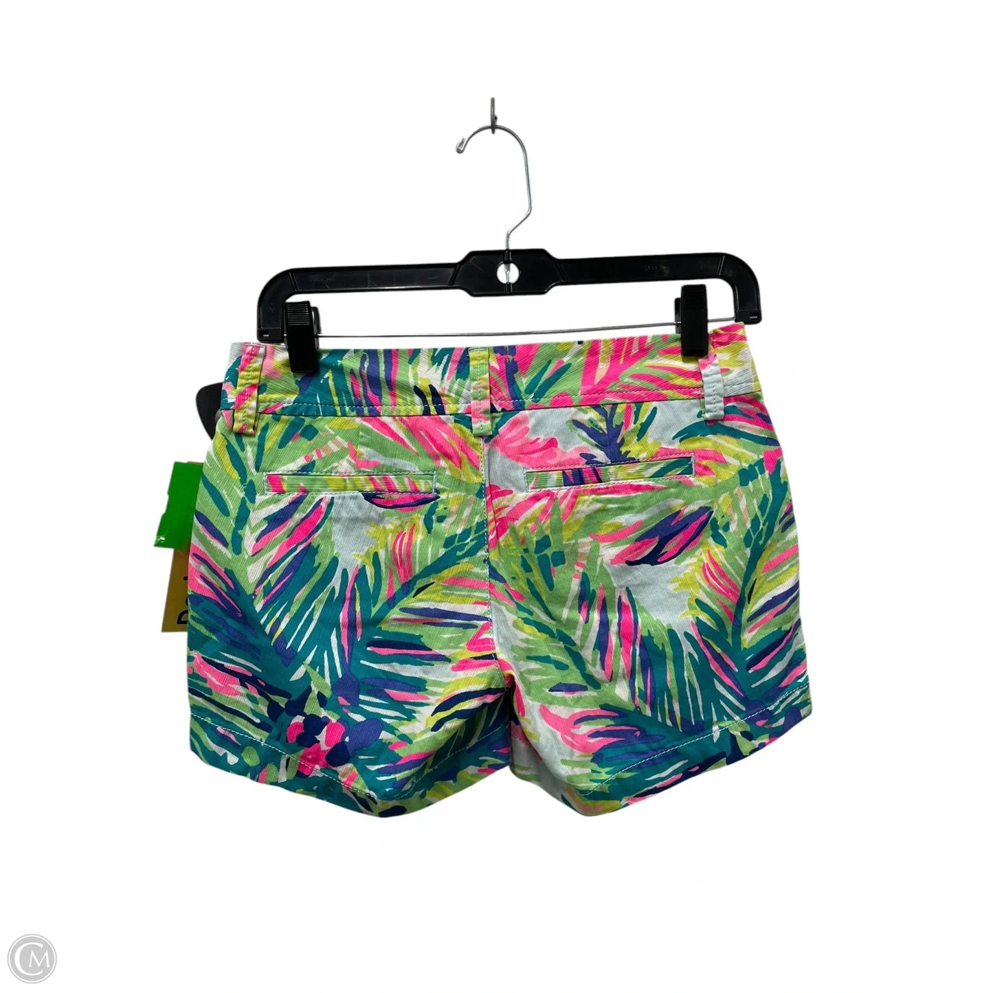 Shorts Designer By Lilly Pulitzer In Green & Pink, Size: Xxs