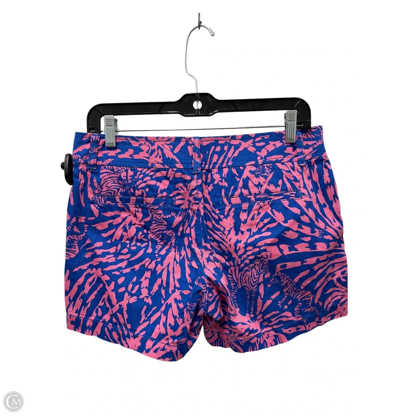 Shorts Designer By Lilly Pulitzer In Blue & Pink, Size: 4