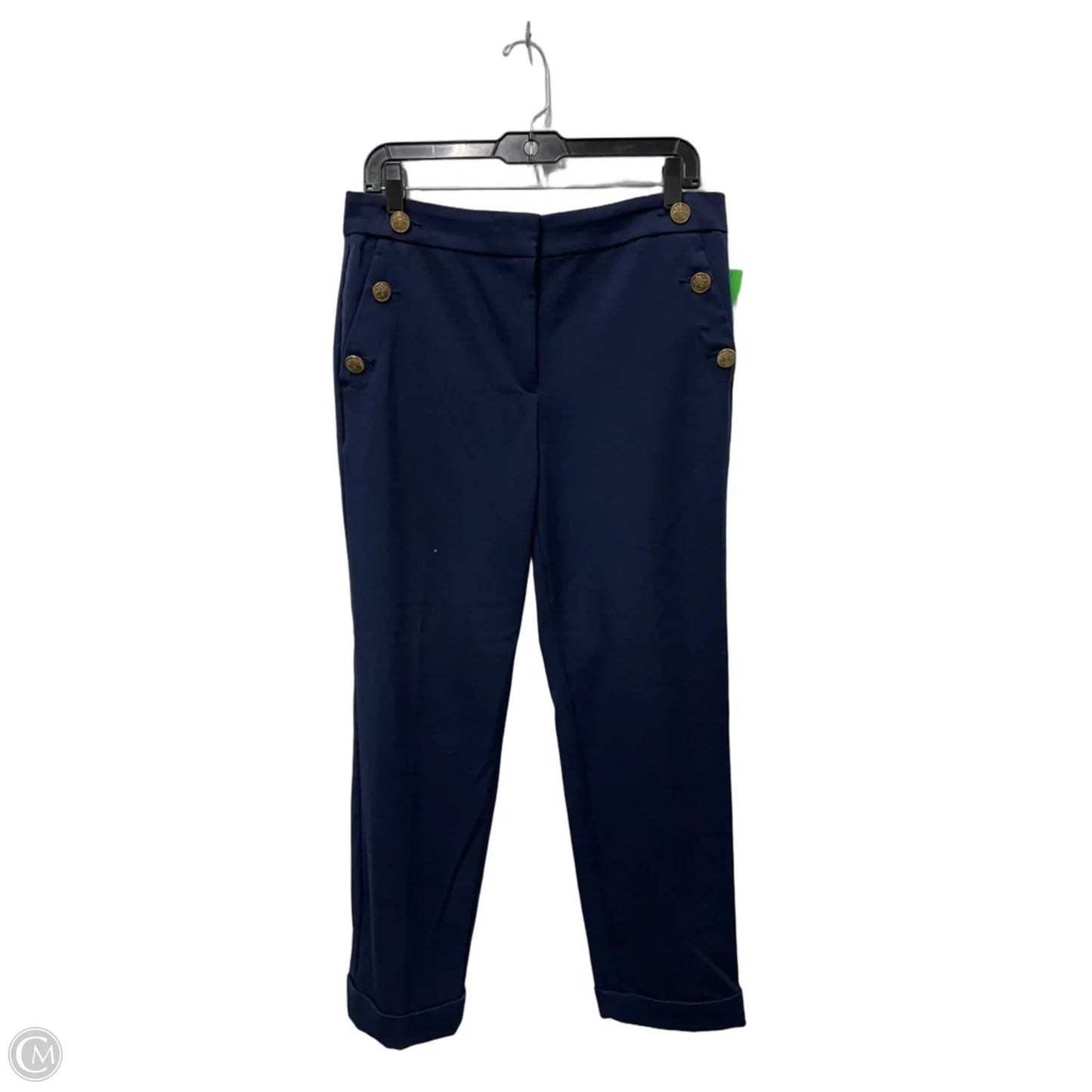 Pants Dress By Loft In Blue & Gold, Size: 6