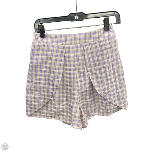 Shorts By Hayden La In Purple & White, Size: S