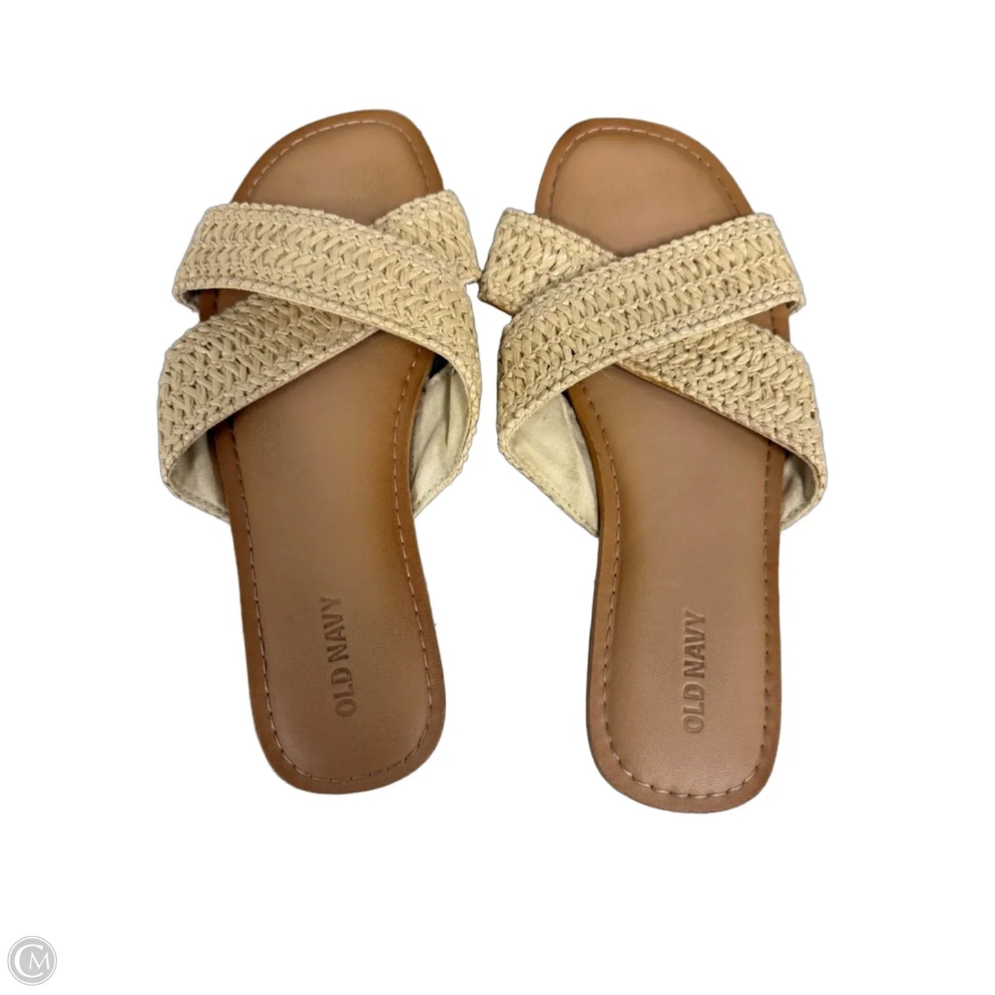 Sandals Flats By Old Navy In Cream, Size: 8