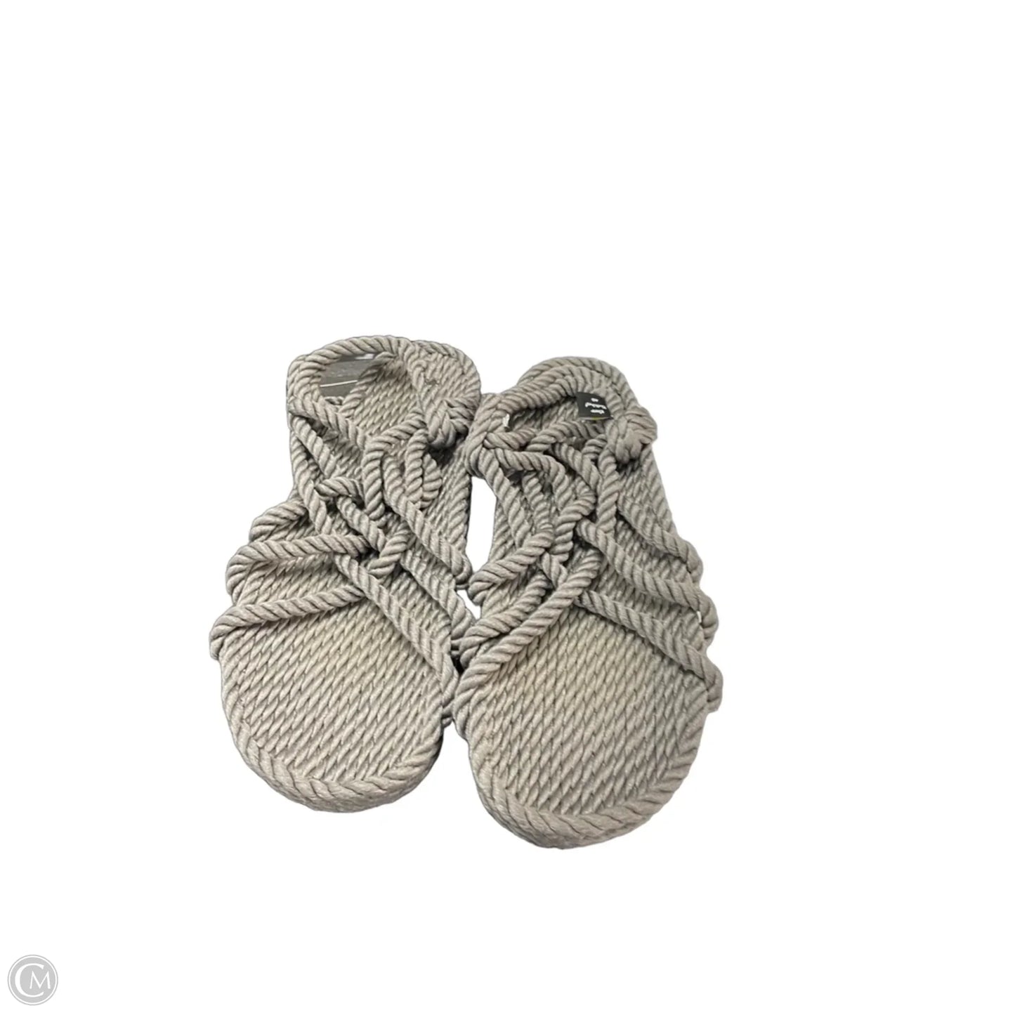 Sandals Flip Flops By Cmc In Grey, Size: 10
