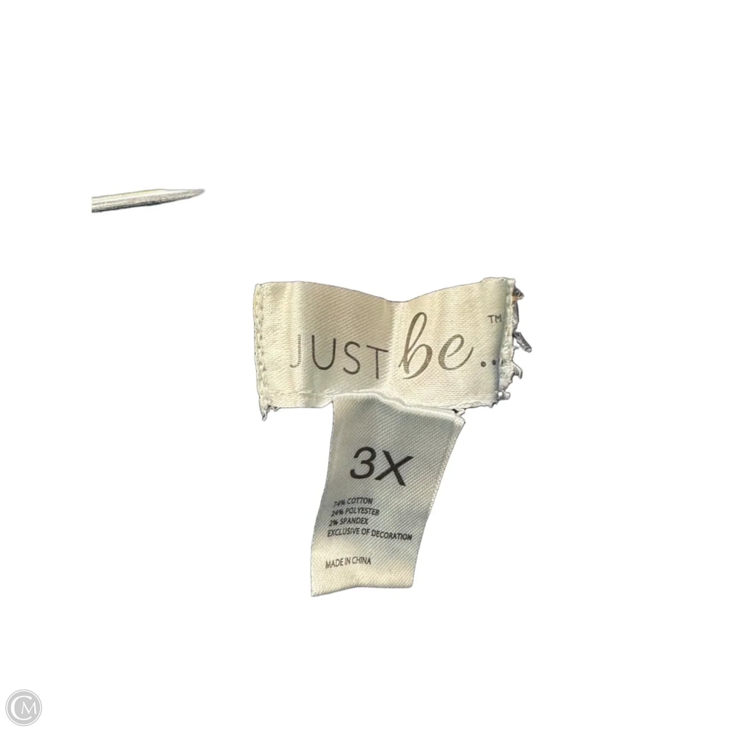Shorts By Just Be In Blue Denim, Size: 3x